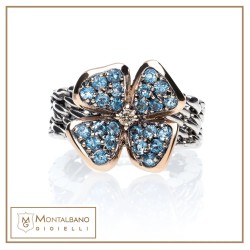 Anello medievale giuggiola azzurro | Gioielli De Nobili
